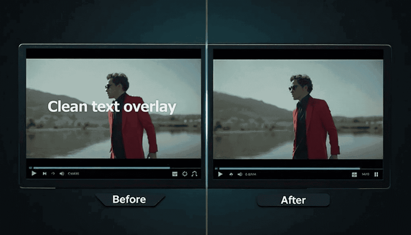 Clean Text Overlay Removal preview