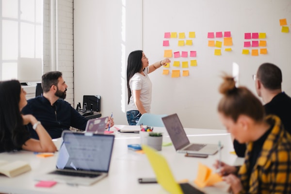 Advertising team planning a campaign