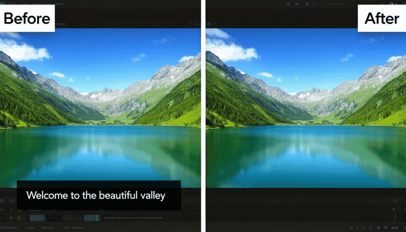 AI reconstructing the background after an object is removed