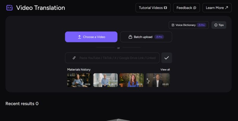 click Choose a Video