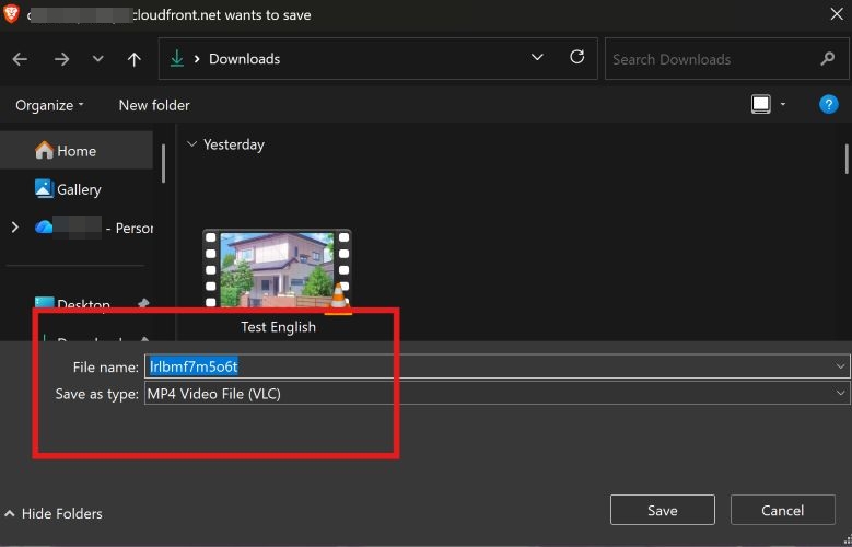 rename videos
