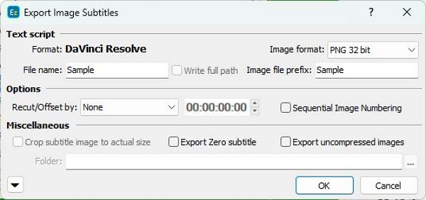 Exporting subtitles from DaVinci Resolve as SRT