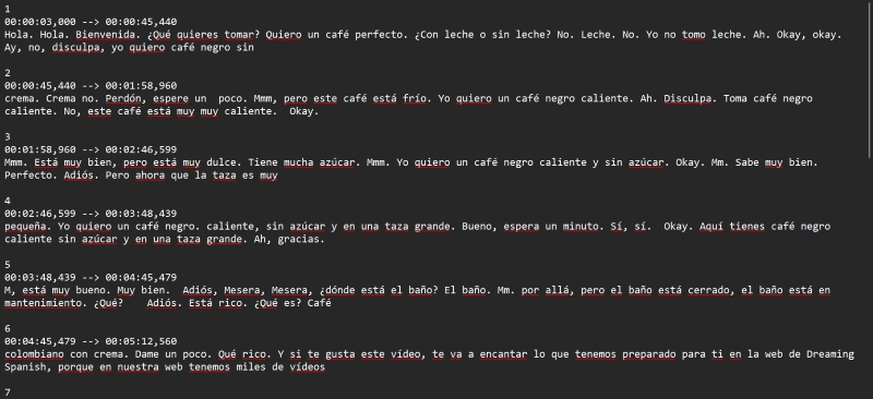 copy subtitle text