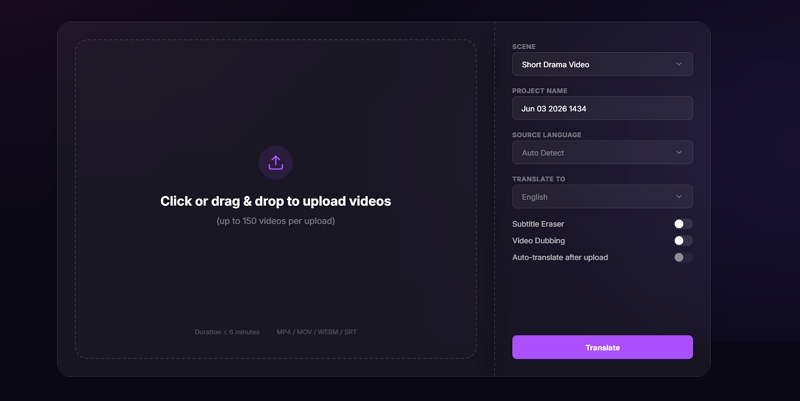 upload videos to Mediaio