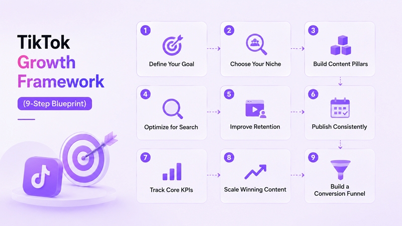 tiktok growth strategy 9 step blueprint
