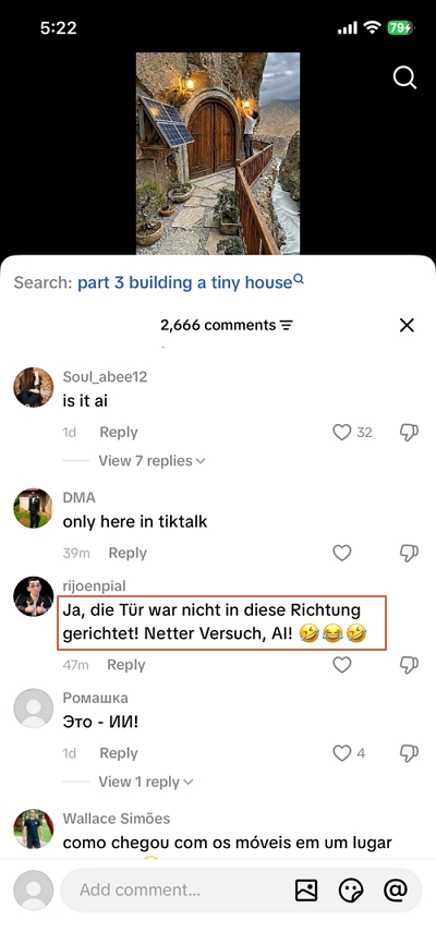 tranaslate tiktok video comments